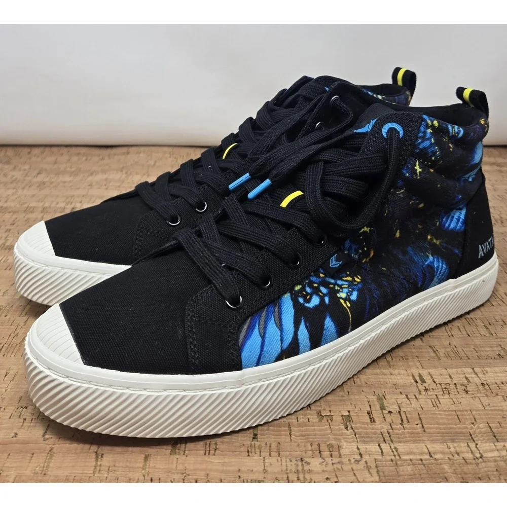 Cariuma OCA High Avatar Banshee Shoes Womens 13 Mens 11.5  Black Canvas Sneakers